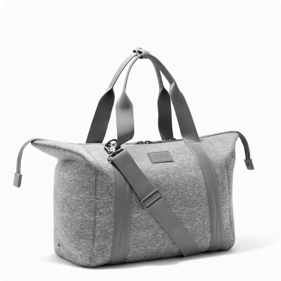 Dagne Dover Large Neoprene Carryall in color Heather Grey - Picture 2 of 7